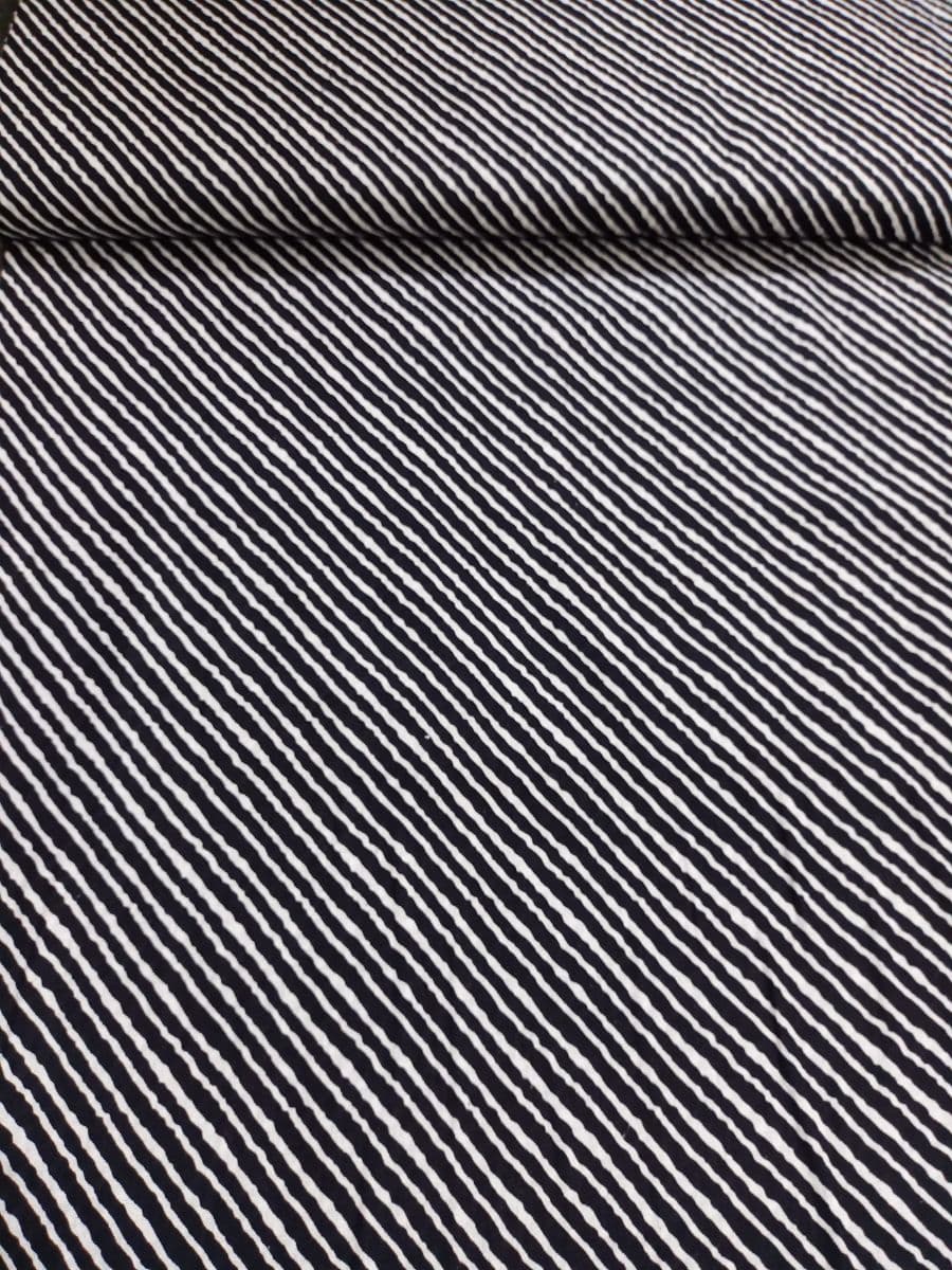 Woven Wave Stripe Fabric